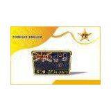 Photo Etched Enamel Stainless Iron Custom Metal Badge For Event Gifts