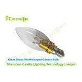 360 Degree Led Candle Lamp Golden 1070 Aluminum Point Shaped Ra80 210 - 270lm thumbnail-1