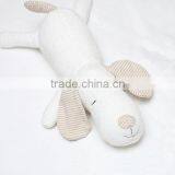 Wholesale 100% Organic Plush Dog Baby Teething Toy Doll thumbnail-2