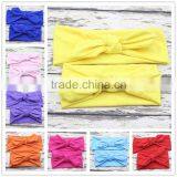 New Fashion Mom and me Headband Turban Headband Pair Set Top Knotted Headband Set Baby and Mommy Cotton Headwrap Set thumbnail-2