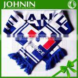 Cheap Qualified Printing Promotional Gifts Knitted Fabric Soccer Fans Scarf thumbnail-1