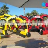 Commercial customized inflatable track race for events