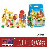 Building Blocks Zoo Animal Toys Support OEM Plastic Building Blocks Toys