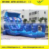 Wave commercial inflatable water slide sale made of 0.55mm pvc tarpaulin for new season