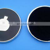 Metal Custom Cup Coster / Cup Mat / Beverage Coaster With Leather Around thumbnail-1