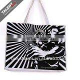 Custom Private Silk Screen Printing Fabric Shopping Bag thumbnail-3