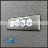 Chinese Suppliers Self Adhesive Custom Name Design Car Metal Brushed and Embossed Aluminum Label thumbnail-5
