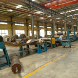 Steel cord rubber conveyor belt production line