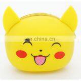 Cartoon Shape Round Mini Money Bag Assort Coin Bank Fish Shape Girls Clutch Silicone Wallet Wristlet Purse thumbnail-6