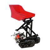 Mini Crawler Type Garden Truck Dumper With Lift Container