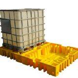 PE IBC SPILL PALLET-Low profile for 2 IBC tanks