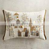 Light LED Christmas Cushion With Embroidered Pillow Cover Decorative thumbnail-5