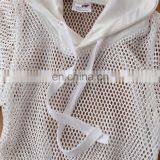 Girls' Hooded Mesh Blouse and Suspenders Matching Trousers 3 Piece Girl Boutique Summer Suit thumbnail-2