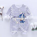 Top Quality Summer Customized 100% Cotton Baby Clothes Romper thumbnail-2