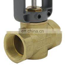 Bundor Brass Electric Control Valve Modulating For Central Air Conditioning Cool Heat Water thumbnail-5