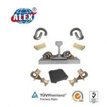 Elastic Rail Seat Pad Under Track With E Clip Fastening Set for Concrete Sleeper at Insulated Joints thumbnail-4