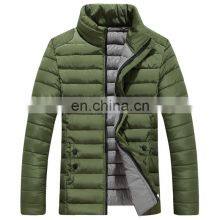 Wholesale New Warm Men's Black Foam Jacket Men's Zipper Warm Air Cotton Clothing thumbnail-3