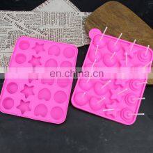 Best Quality 20 Cavity Multi Shape Food Grade Silicon Lollipop Mold thumbnail-2