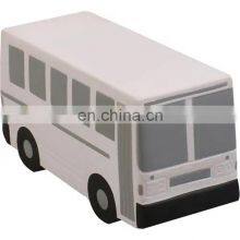 High Quality Custom Logo Foam White Bus Stress Ball for Promotional thumbnail-1