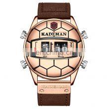 Kademan 9099 New Dual Display Wristwatch Waterproof Time Chrono Functional Watches Men Classic thumbnail-2
