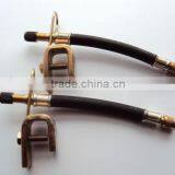 2 X 150 Long Flexible Rubber Tyre Valve Extensions & Clamps Adaptor Van Lorry thumbnail-1