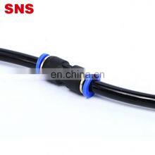 SNS SPU Series Push to Connect Plastic Quick Fitting Union Straight Pneumatic Air Tube Hose Connector thumbnail-5