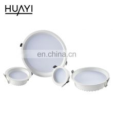 HUAYI High Brightness Round 5w 12w 15w 24w 30w Indoor Hotel Home Ceiling Recessed LED Downlight