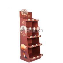 Manufacturer Floor Type Advertising High Quality Cardboard Display Racks Printed Paper Display Cabinet Stand Shelf Counter thumbnail-2