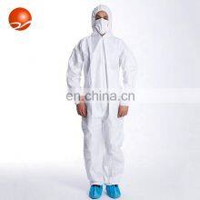 Disposable Sms Coverall White Men Protect Microporous Working Uniform Overall Labcoat thumbnail-1