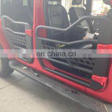 Steel Half Door 4 Doors Front And Rear Half Door With Locks And Side Mirror Covers for Jeep Wrangler JL thumbnail-3