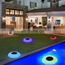 Led Home Garden Lighting Pool Waterproof Floating Balls Sphere Globe Ball Lights Led Flat Ball Holiday Lighting thumbnail-5