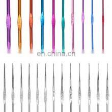 DIY 100PCS Aluminum Colorful Knitting Needle Tool Set Crochet Hook Set thumbnail-3