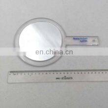 Clear Transparent Color Plastic Two Way Hand Held Desk Table Mirror Table thumbnail-5