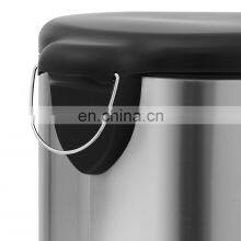 Metal Pedal Stainless Steel Garbage Trash Bin Waste Trash Can thumbnail-5