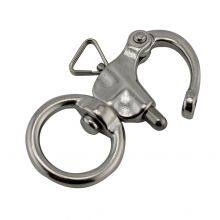 304/316 Stainless Steel Round Swivel Snap Shackle thumbnail-4