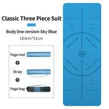 Multiple Colors Eco-Friendly Non-Slip TPE Yoga Mat for Pilates