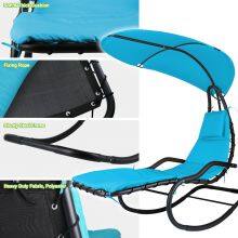 Blue Color Outdoor Modern Design Rocking Chair Indoor/Outdoor Leisure Swing Hanging Chair thumbnail-5