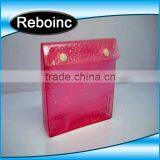 Glamourous Clear Snap Pvc Bag With Hook Plastic Hanging Hook Bag