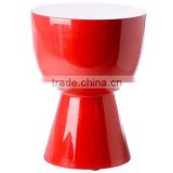 High quality best selling red spun bamboo stool from Vietnam