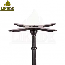 Antique European Classic Black Cast Iron Table Base Unique Furniture Legs thumbnail-4