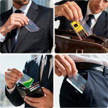 Custom Frosted Translucent PVC Business Cards, Semi-clear Plastic Business Cards, High-definition Printed Business Cards, Custom thumbnail-4