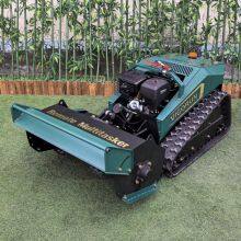 Neglected Land Brush and Grass Clearing Flail Mower Affordable 800mm Crawler Gasoline Radio Controlled Track Brush Mower thumbnail-2