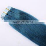 Caucasian Euronext uk Tape Hair Extensions Dark Blue Supplier's Choice thumbnail-1
