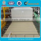 Hot selling 70 T/D, 3200mm width fourdrinier / single wire type kraft paper making machine, raw material: waste paper