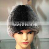 High Quality Cute and Fancy Real Rabbit With Silver Fox Fur Christmas Hat thumbnail-1