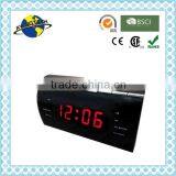 Stylish Red LED With Dimmer PLL Alarm Clock Radio