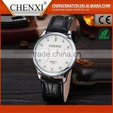 China Supplier Japan Movt Quartz Day/Date Our Own Brand Water Resistant Leather Watch thumbnail-3