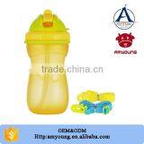 China Wholesale Baby Suction Cup ,Baby Drinking Cup,BPA Free Sippy Cup With Handles thumbnail-4