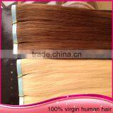 Top Quality 7a Unprocessed Double Drawn2015 Hot Sale Tape Hair Extensions Russian Hair Tape Hair Extensions thumbnail-6