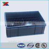 Plastic Storage Baskets Turnover Box , Plastic Laundry Basket Container, Plastic Shopping Basket for Vegetable and Friuts